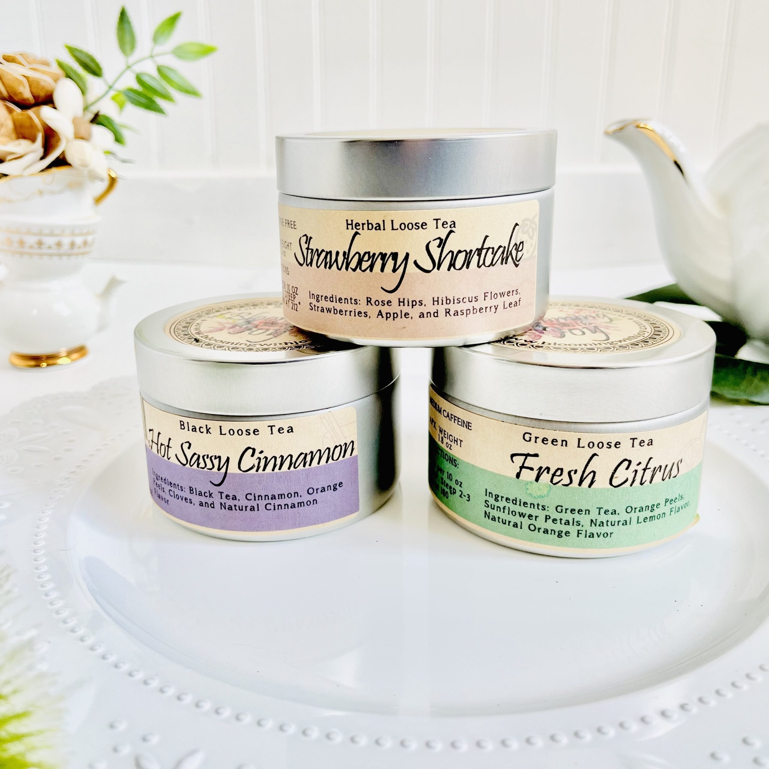 Tea Samplers and Gifts - Blooming With Joy Tea Co.