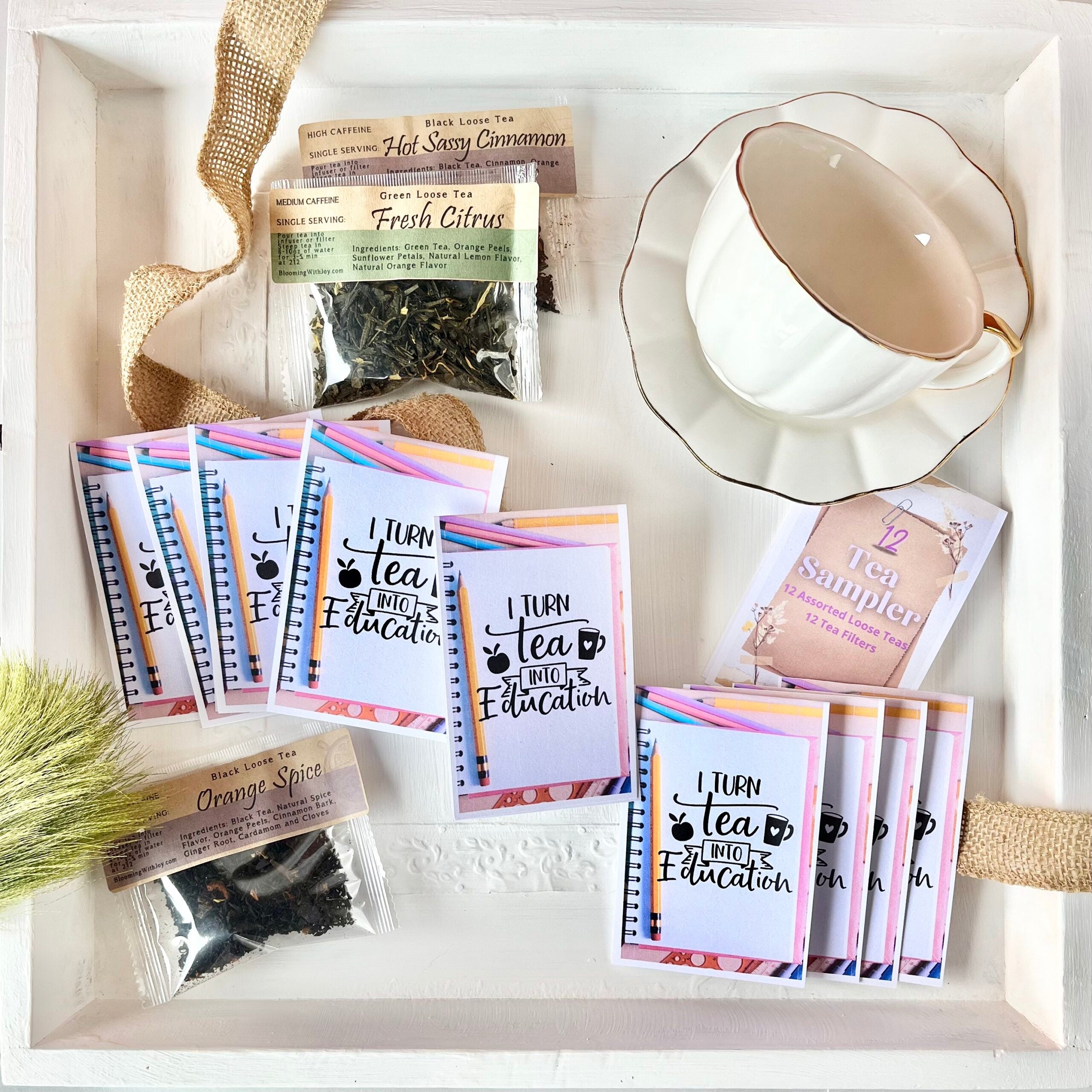 Teacher Gifts - Blooming With Joy Tea Co.