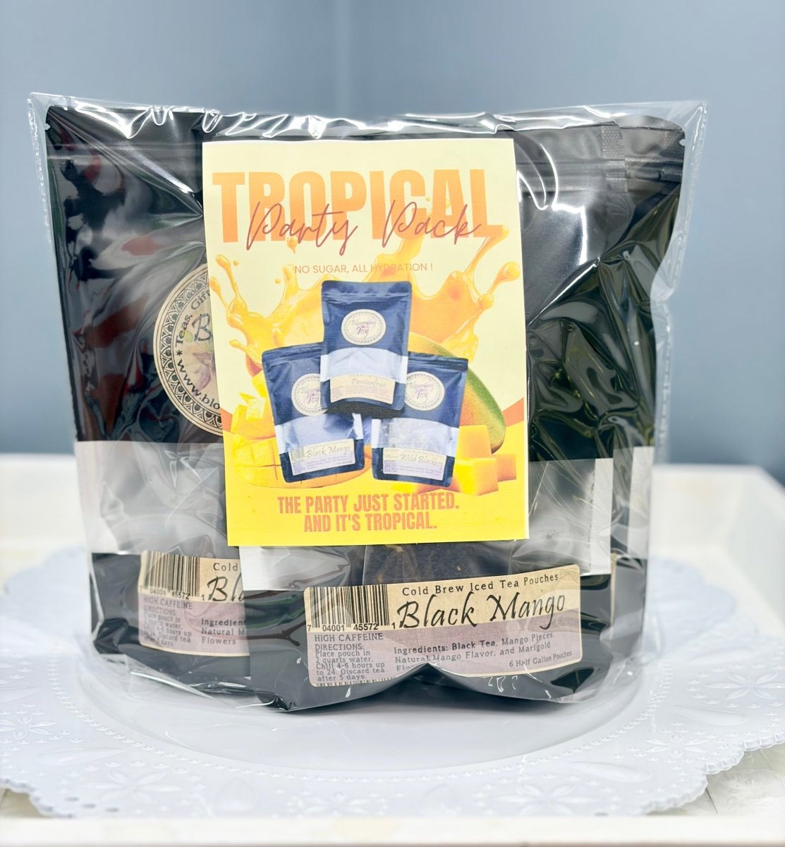 Tropical Party Pack — Cold Brew Loose Leaf Tea | 3 Bold Flavors - Blooming With Joy Tea Co.