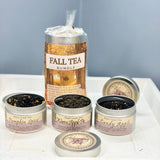 Fall Tea Bundle with Warm Apple Pie, Candy Apple, and Pumpkin Spice loose leaf black tea