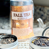 Fall Tea Bundle | Apple and Pumpkin Spice Loose Leaf Tea Gift Set (3 Blends) - Blooming With Joy Tea Co.