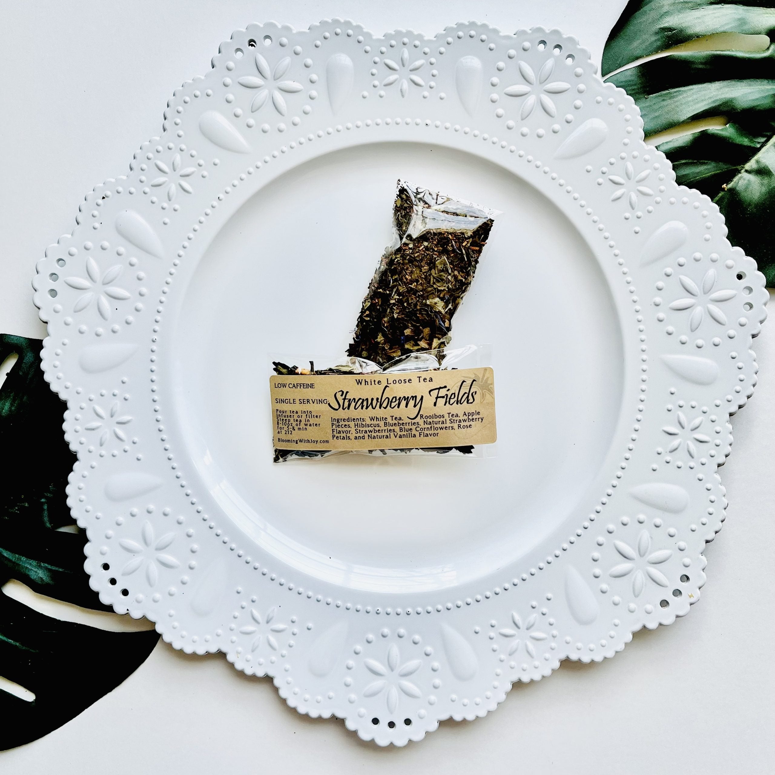 Strawberry Fields - White Loose Tea Blend