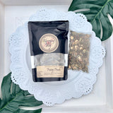 Fuzzy Peach White Tea 6 Two Quart Sized Pouches - Blooming With Joy Tea Co.